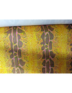 Tejido popelín serpiente