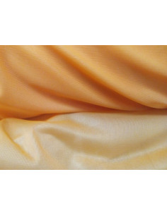 Tejido satín translúcido naranja