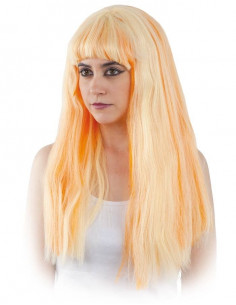 Peluca melena con flequillo