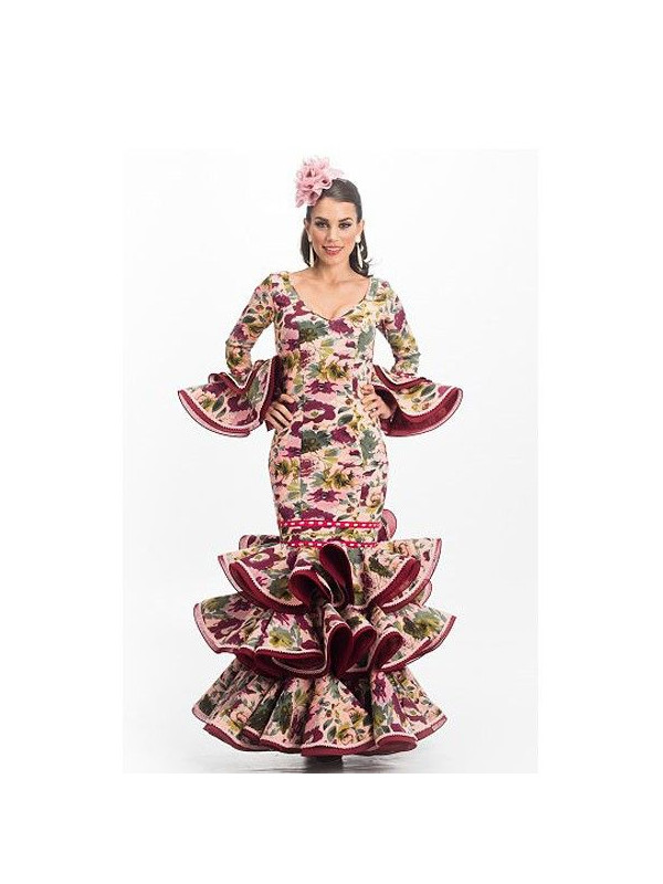 Traje andaluza lujo Alma