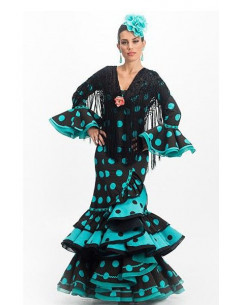 Traje andaluza topos Junco