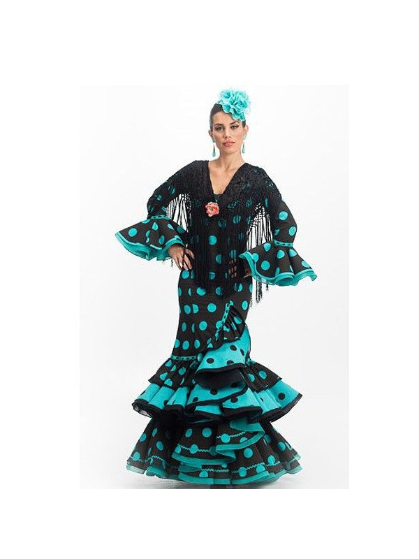 Traje andaluza topos Junco