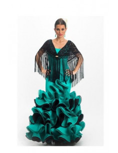 Traje andaluza liso Lirio