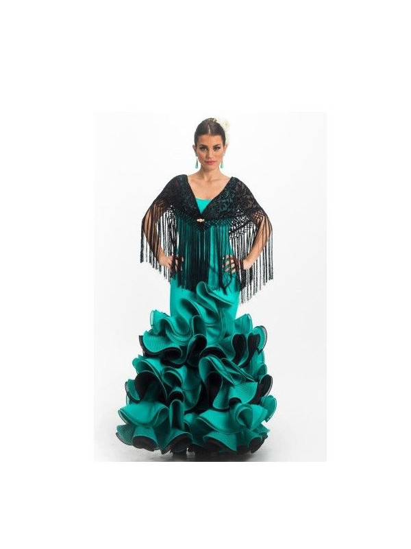 Traje andaluza liso Lirio