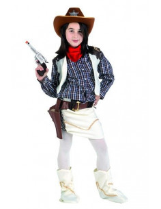Disfraz vaquera salvaje niña