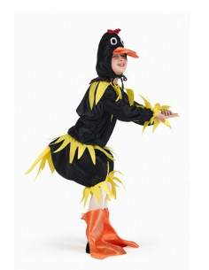 Disfraz patita negro niña