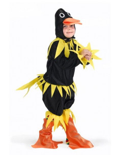 Disfraz patito negro niño