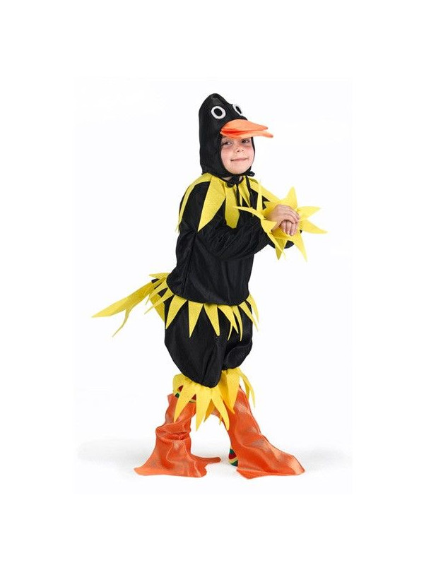 Disfraz patito negro niño
