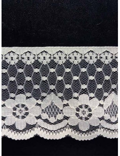 Puntilla de nylon rosas...