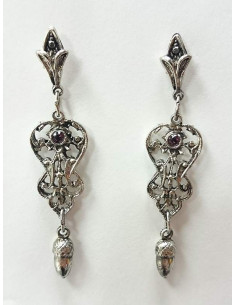 Pendiente para traje regional 16767 morado