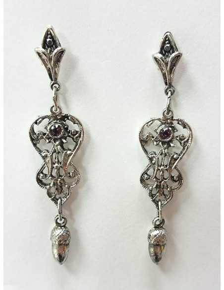 Pendiente para traje regional 16767 morado