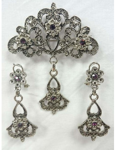 Conjunto bisutería regional...