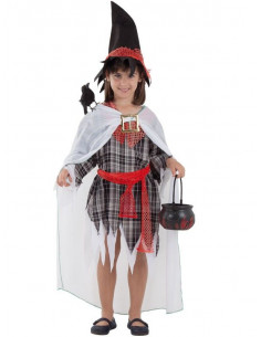 Disfraz bruja malvada infantil
