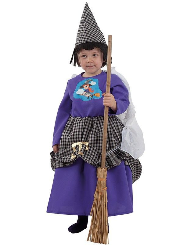 Disfraz bruja morada bebé