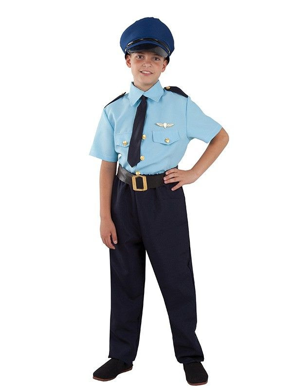 Disfraz piloto avión infantil