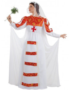 Disfraz novia medieval