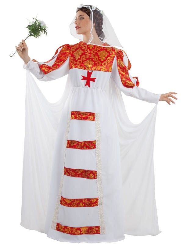 Disfraz novia medieval