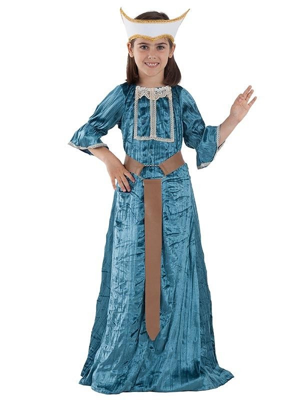 Disfraz princesa medieval infantil