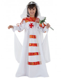 Disfraz novia medieval...