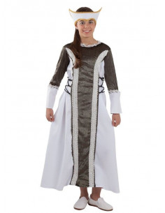 Disfraz dama medieval Isabel niña