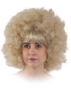 Peluca afro mujer