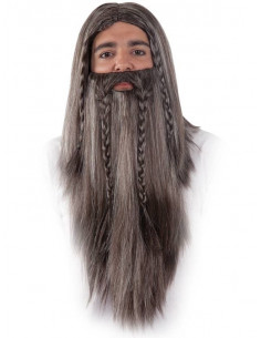 Peluca y barba enano