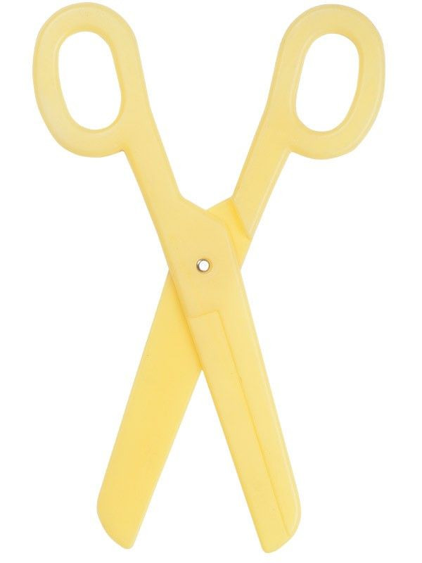 Tijeras gigantes de plástico