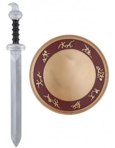 Escudo y espada romana