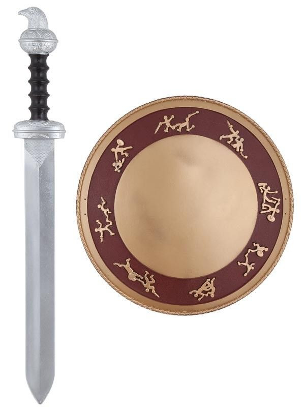 Escudo y espada romana