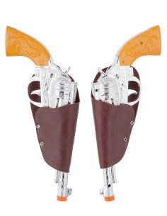 Pistola y cartuchera grandes