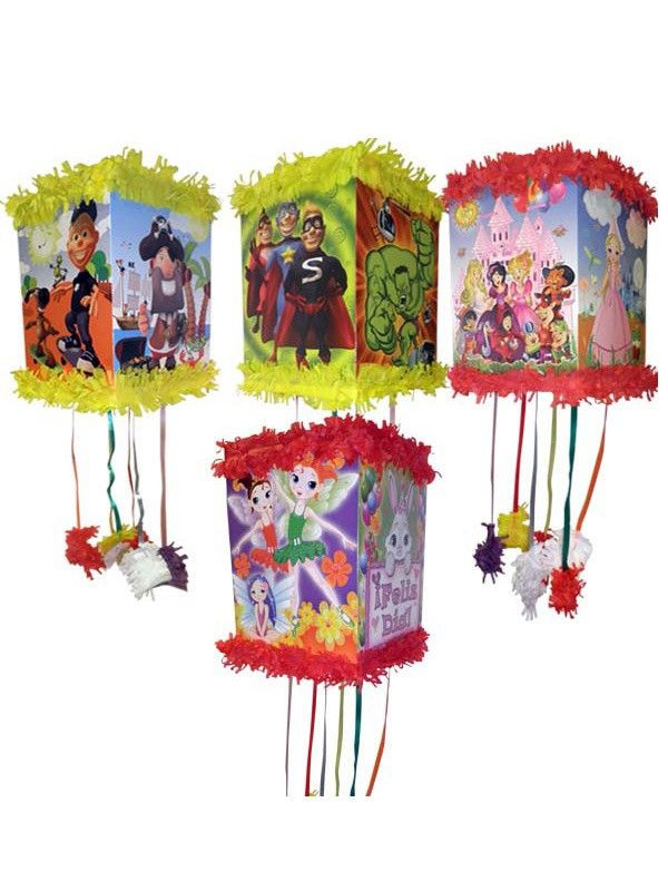Piñata colorín cumpleaños