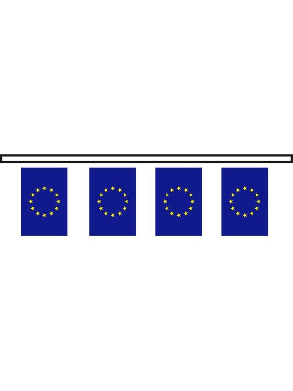 Bandera plástico Europa