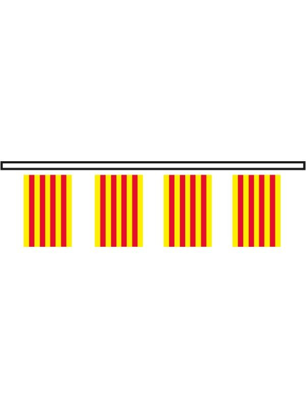 Bandera plástico Cataluña