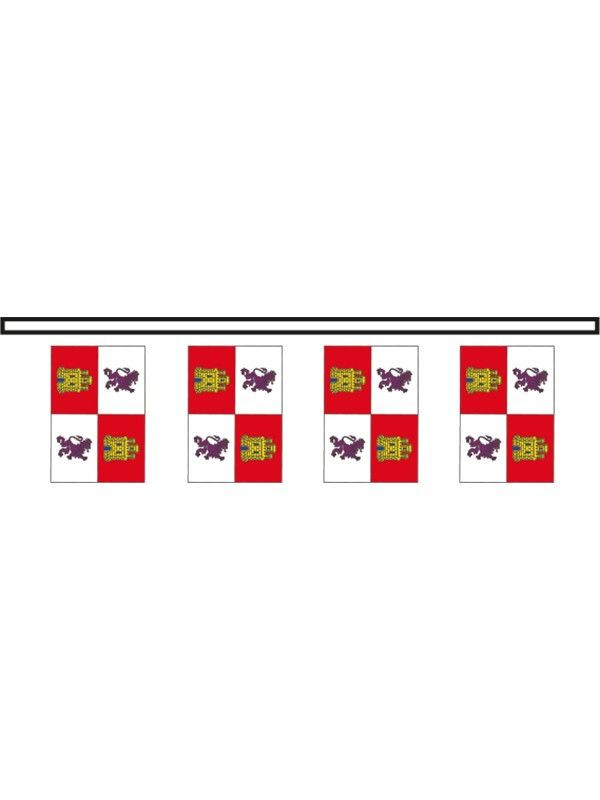 Bandera plástico Castilla y León