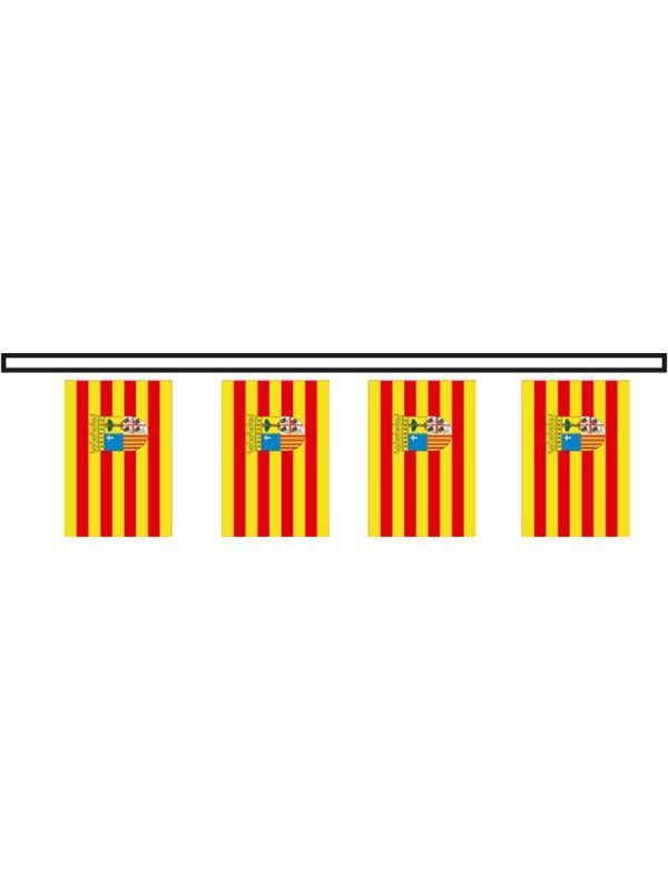 Bandera plástico de Aragón