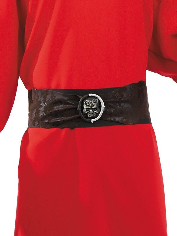 Cinturón pirata calavera adulto