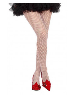 Panty rejilla blanco