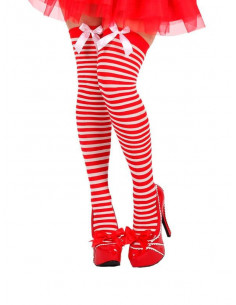 Medias liga rayas Mamá Noel
