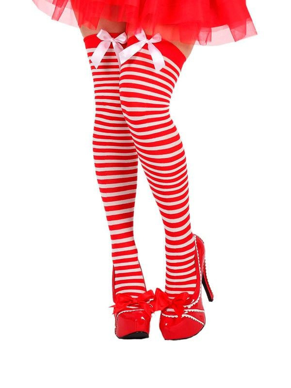 Medias liga rayas Mamá Noel