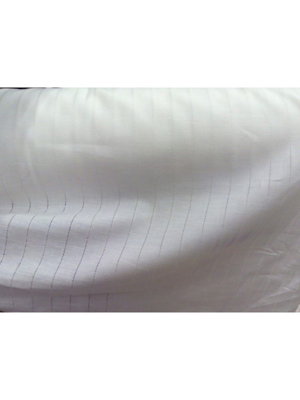 Tejido popelín calado a rayas