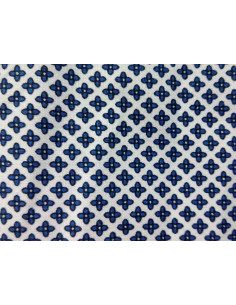 Tejido patchwork flor mini