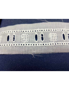 Pasacintas entredos blanco