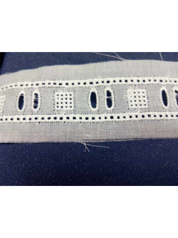 Pasacintas entredos blanco