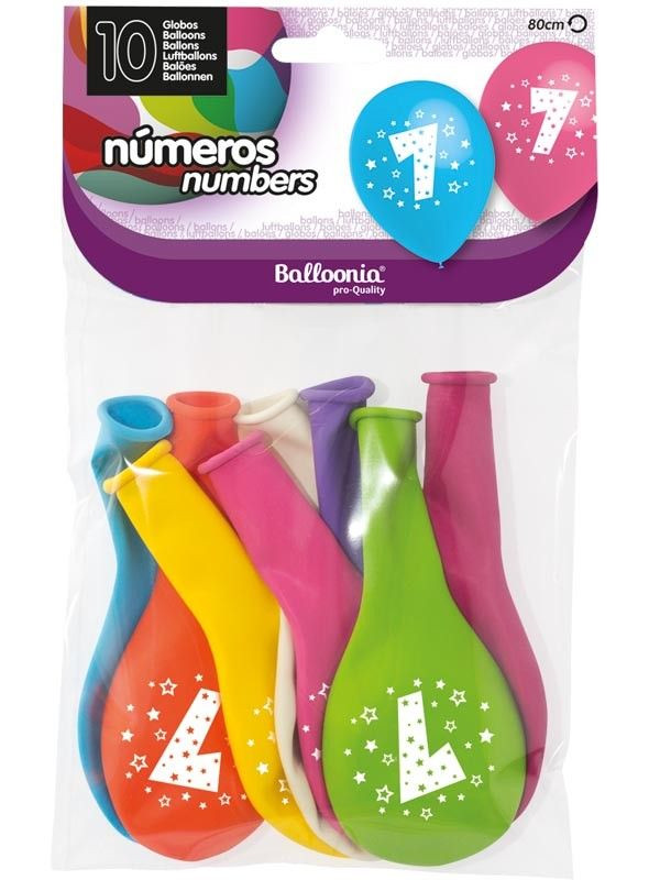 Globos de números