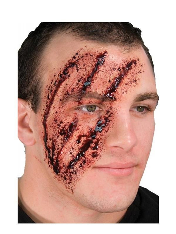 Prótesis de látex arañazo gigante