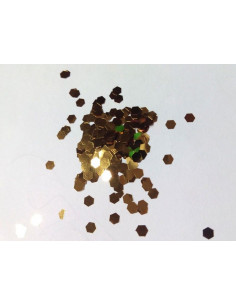 Bolsa confeti hexágonos