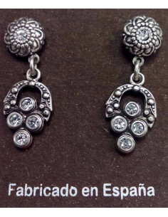 Pendientes de bola y colgante