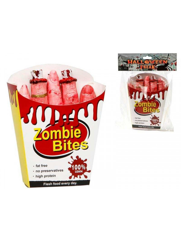 Snacks de dedos para zombie