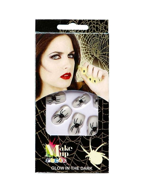 Uñas fluorescentes de araña