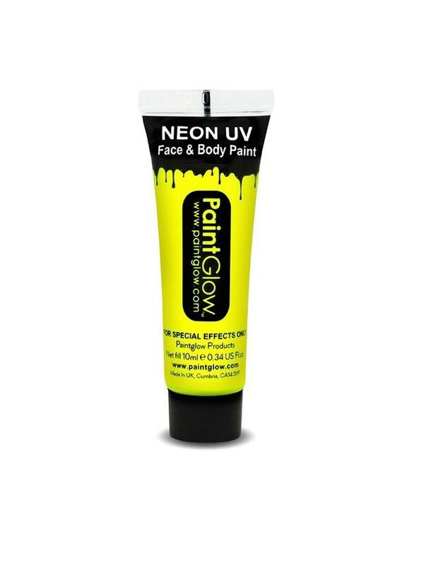 Maquillaje fosforescente neón UV en bote